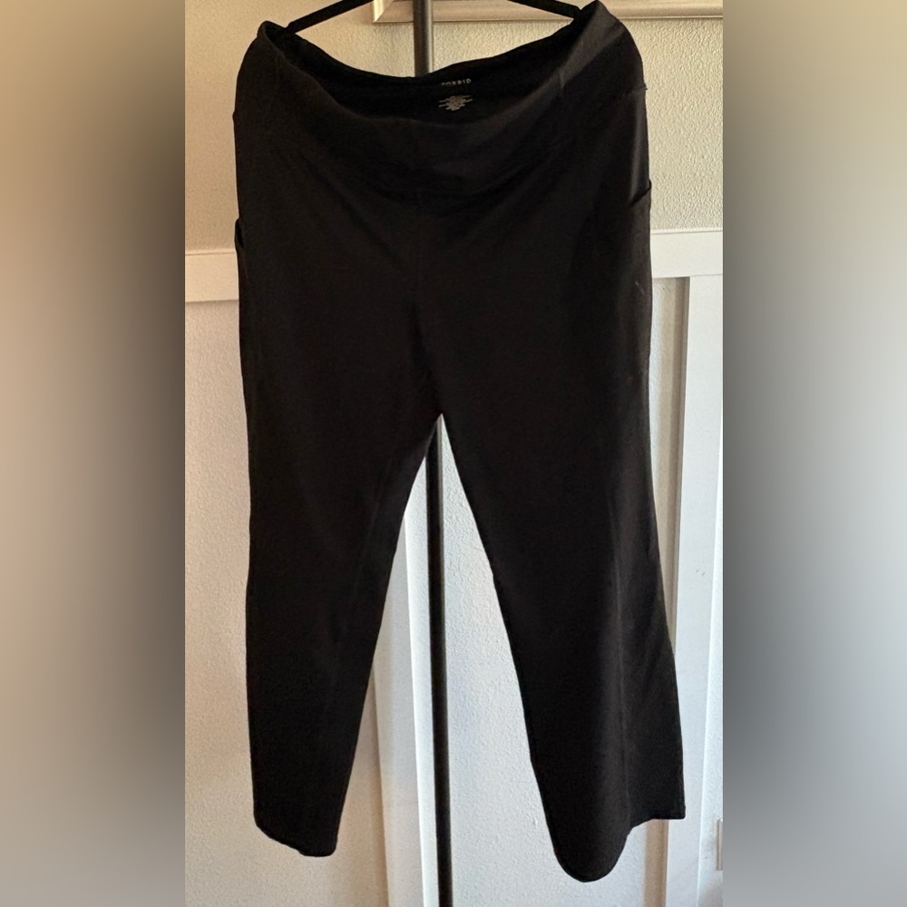 Torrid Active Black Leggings Size 2 Plus Stretch Athleisure